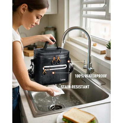 Insulated Soft Cooler Bag 8/16 Can Leak Proof, Waterproof Portable Lunch Box
