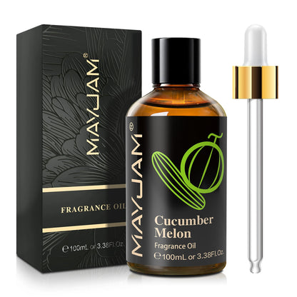 100ml Fragrance Oil, Coconut & Vanilla White Musk Sea Breeze Baby Powder Dragons Blood Sweet Tobacco Freesia for Aromatherapy Diffuser Humidifier Burner, Strawberry Watermelon Cherry Coconut Cranberry