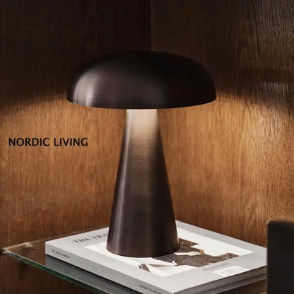 Mushroom Lamp LED Table Lamps, Touch Dimming Rechargeable