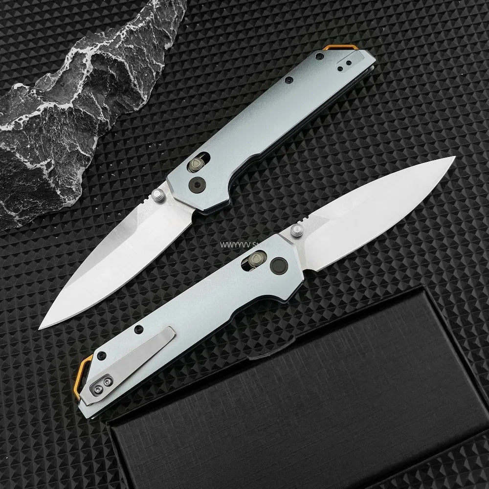 Lightweight Camping Folding Knife, Premium 440C Blade with Carbon Fiber Handle, Versatile Outdoor Gear