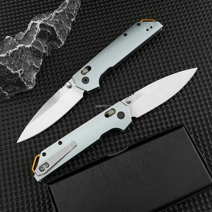 Lightweight Camping Folding Knife, Premium 440C Blade with Carbon Fiber Handle, Versatile Outdoor Gear