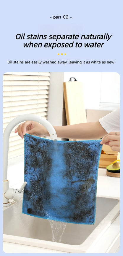 Microfiber Cleaning Cloths, Absorbent, Reusable