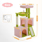 Large Cat Tree for Indoor Cats, Multi-Level Tower with Spacious Condos, Sisal Scratching Pad