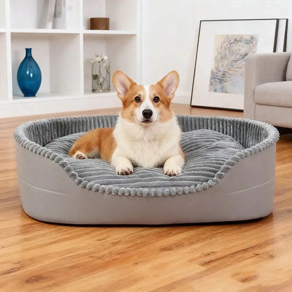 Machine-Washable Soft & Cozy Pet Bed – All-Season Plush Comfort, Indoor Outdoor Use