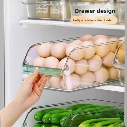 Clear Fridge Organizer Bins
