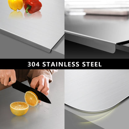 Stainless Steel Cutting Board for Food Preparation ,Meal Prep