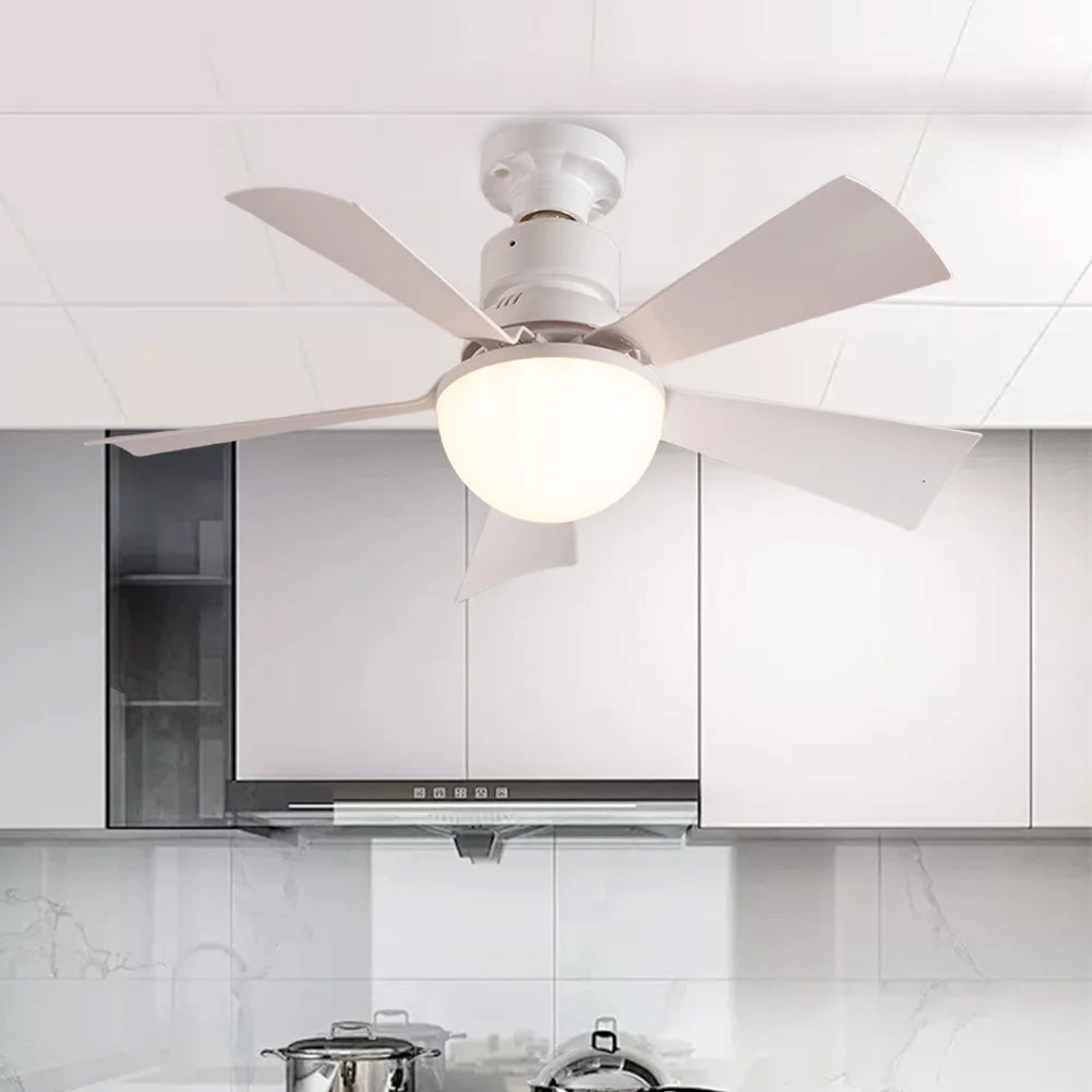 30/40W Ceiling Fan With Light, Remote Control Dimming