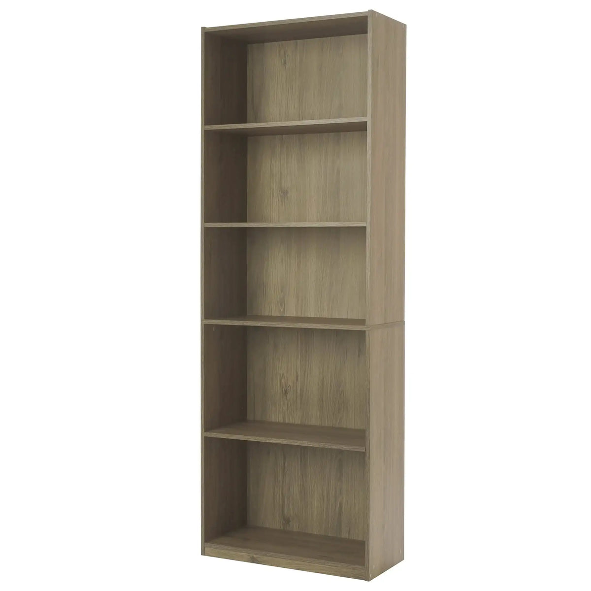 Mainstays 5-Shelf Bookcase with Adjustable Shelves, White