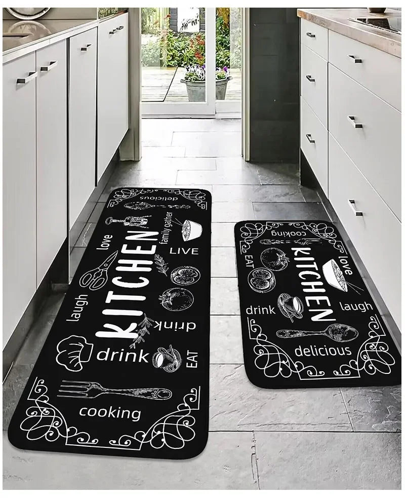 Kitchen Carpet Washable, Non-Slip, Absorbent Kitchen Mat
