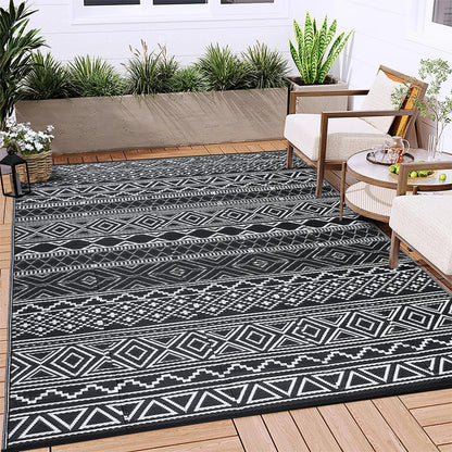 6x9 Reversible Waterproof Outdoor Rug