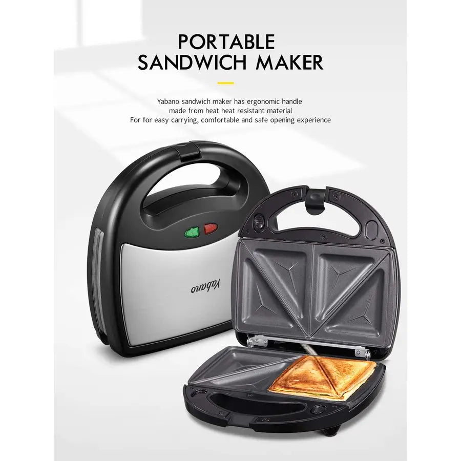 Sandwich Maker, 3 in 1 Waffle Maker, and Electric Panini Press Grill with Nonstick Coating Plate