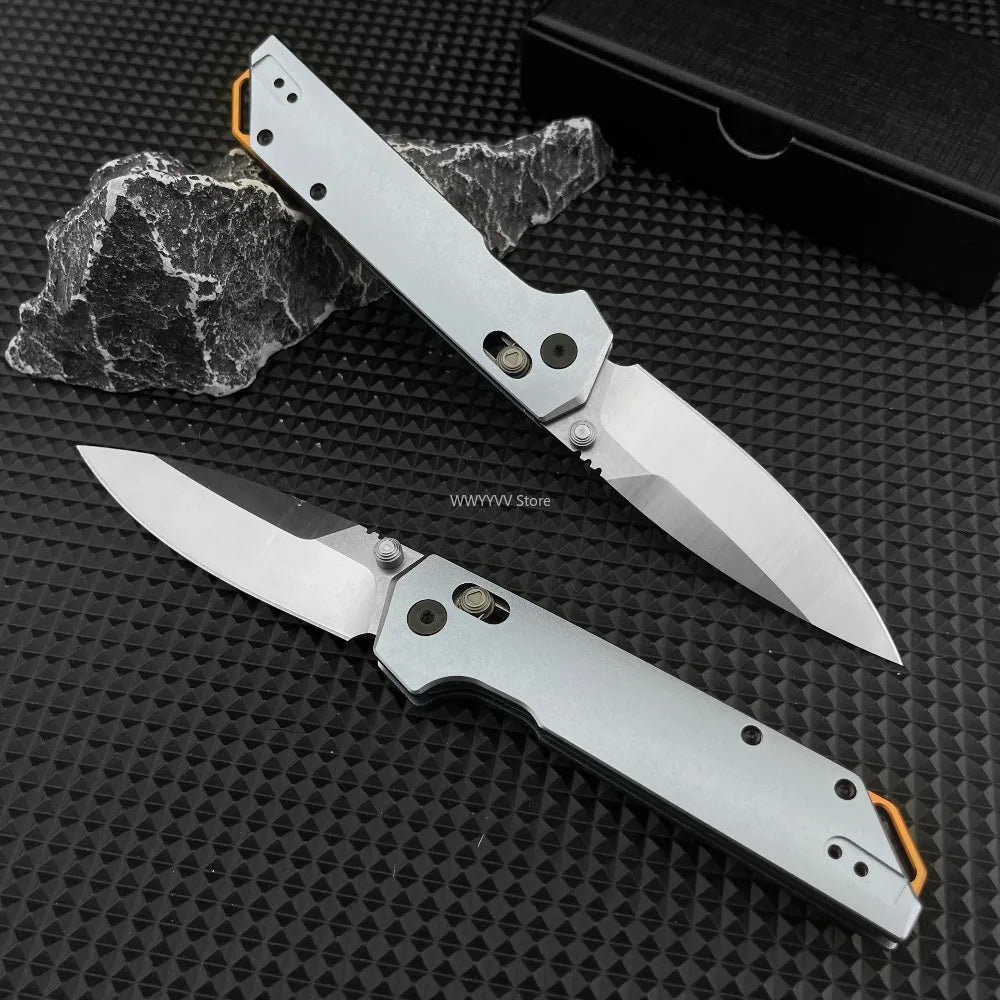Lightweight Camping Folding Knife, Premium 440C Blade with Carbon Fiber Handle, Versatile Outdoor Gear