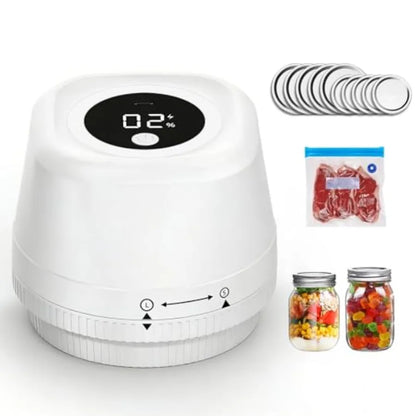 Upgraded Electric Mason Jar Vacuum Sealer, for Canning with Wide and Regular Mouth Mason Lid