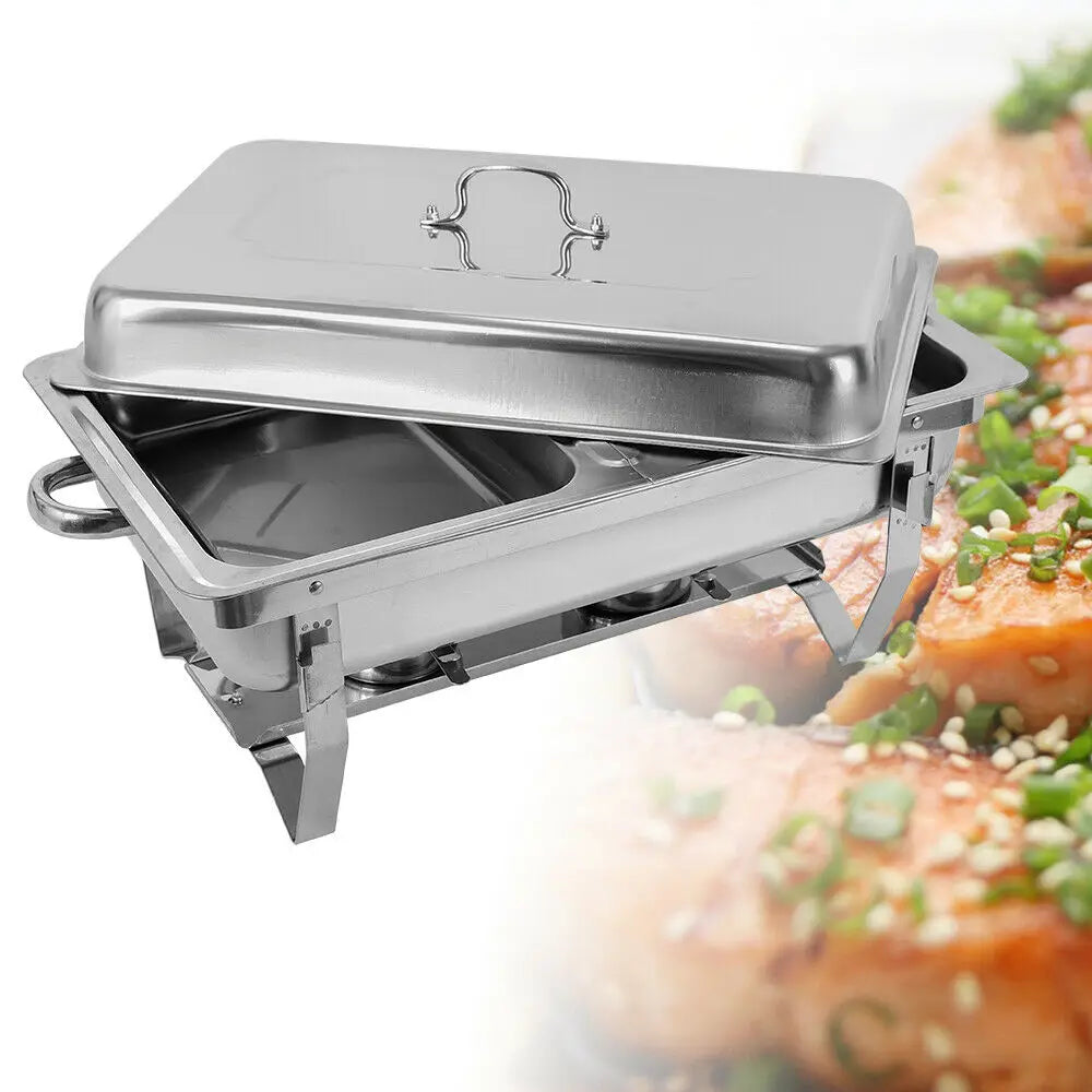 7.5L Stainless Steel Professional Chafing Dish, Food Warming Container Set for Party, Buffet, Catering