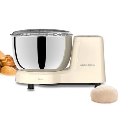 Electric Dough Mixer Maker 5.5 QT for Fermenting and Kneading with Stainless Steel Bowl and Smart Timing