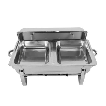 7.5L Stainless Steel Professional Chafing Dish, Food Warming Container Set for Party, Buffet, Catering