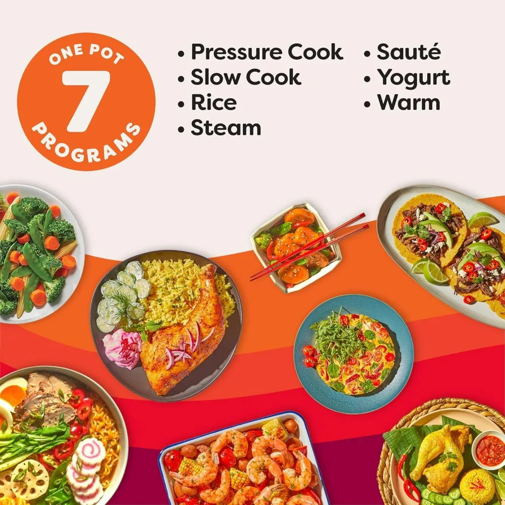 4Qt Mini Instant Pot 7-in-1 Multi-Pressure Cooker for Rice, Yogurt and more