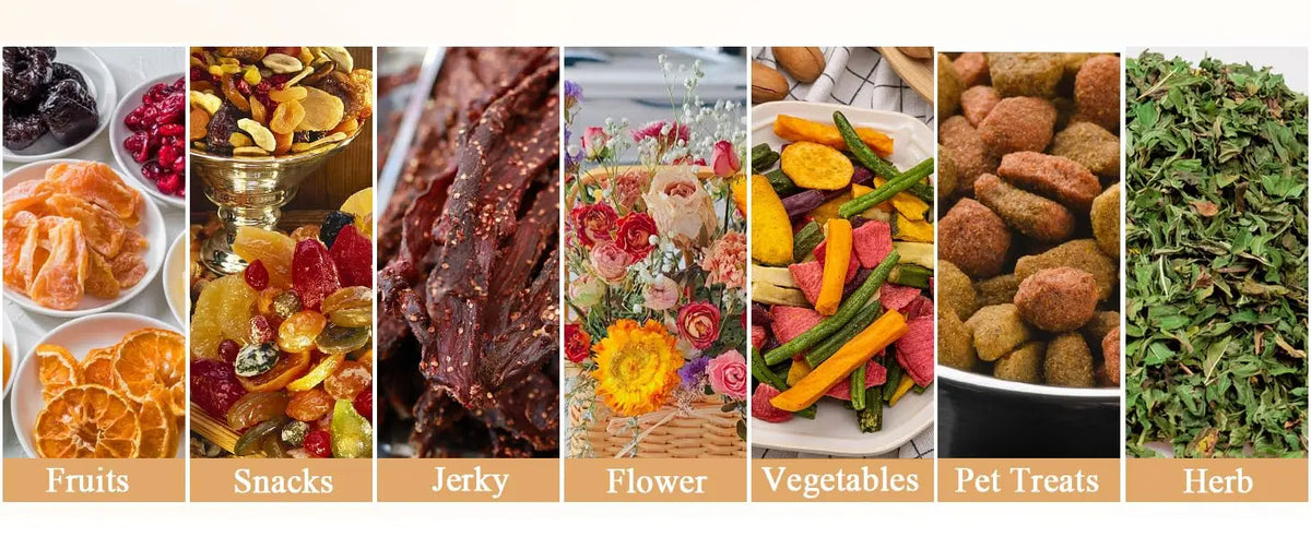 240W Food Dehydrator, Dehydrator for Food and Jerky, Fruits, Herbs, Veggies, 5 BPA-Free Trays Dishwasher Safe