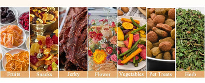 240W Food Dehydrator, Dehydrator for Food and Jerky, Fruits, Herbs, Veggies, 5 BPA-Free Trays Dishwasher Safe