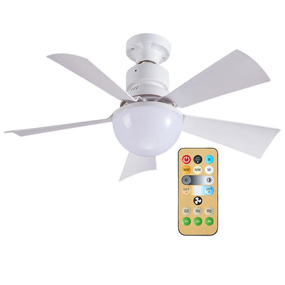 30/40W Ceiling Fan With Light, Remote Control Dimming