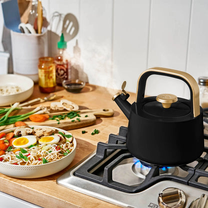 Beautiful 1.8L Ceramic Non-Stick Stovetop Tea Kettle, Sage Green by Drew Barrymore
