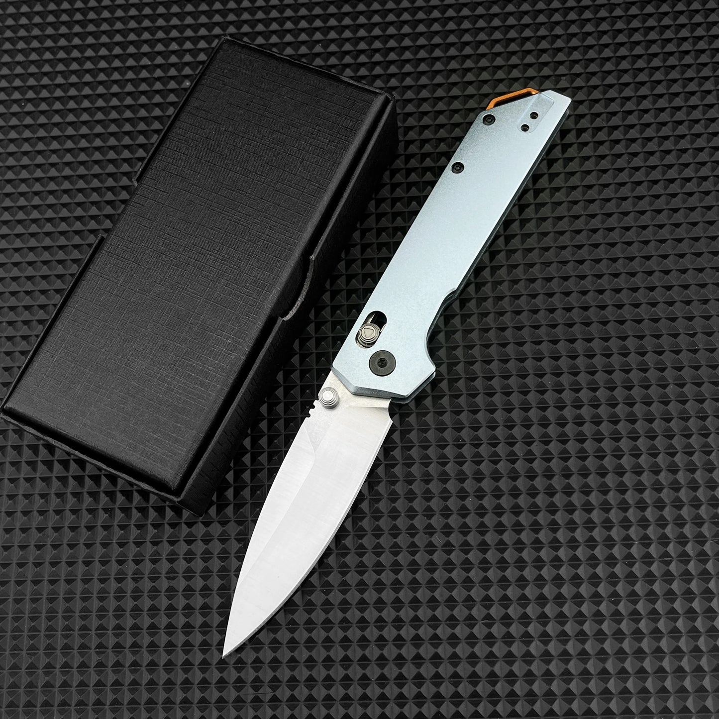 Lightweight Camping Folding Knife, Premium 440C Blade with Carbon Fiber Handle, Versatile Outdoor Gear