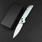 Lightweight Camping Folding Knife, Premium 440C Blade with Carbon Fiber Handle, Versatile Outdoor Gear