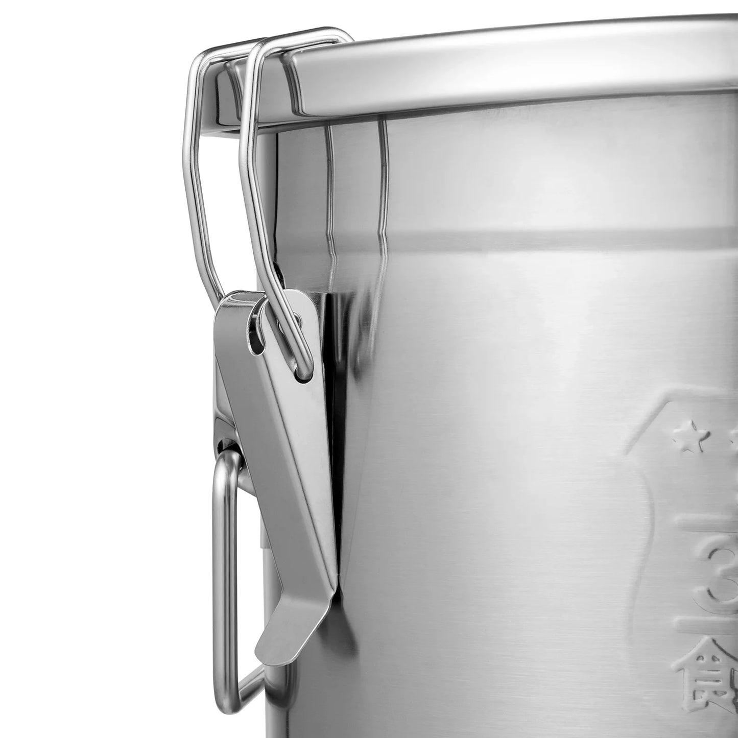 12L 304 Stainless Steel Kitchen Container for Rice, Oil, Airtight Durable, Corrosion Resistant