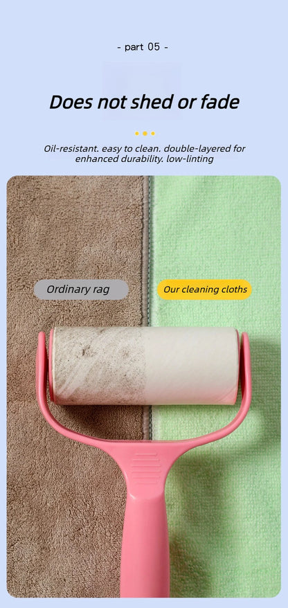 Microfiber Cleaning Cloths, Absorbent, Reusable