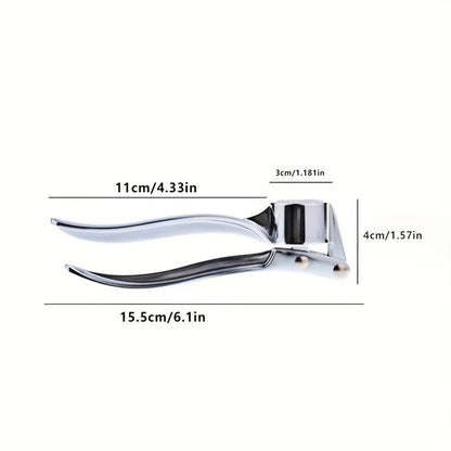 Durable Aluminum Commercial Heavy Duty Garlic Press