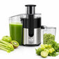 High-Speed Juicer Machine, 3-Inch Wide Mouth for Vegetables And Fruits with Metal Body, 3-Speed Settings, Easy Cleaning, Detachable,