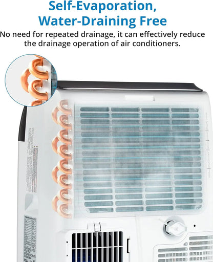 14000 BTU Portable Air Conditioner, 3-In-1 Free Standing Cooling AC Unit With Fan, Dehumidifier, Remote Control, Sleep Mode