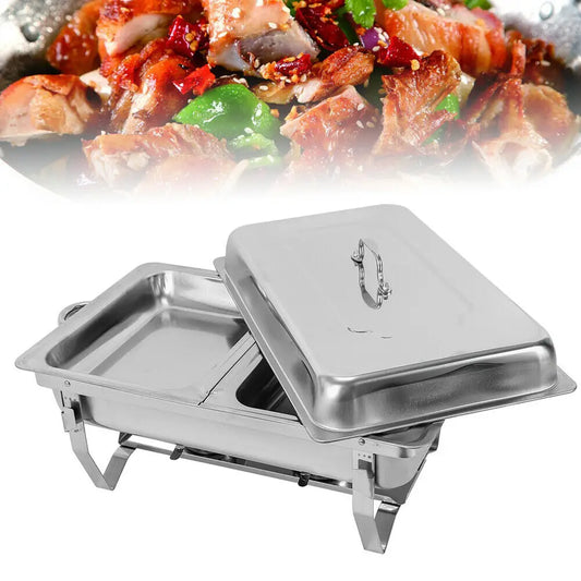 7.5L Stainless Steel Professional Chafing Dish, Food Warming Container Set for Party, Buffet, Catering