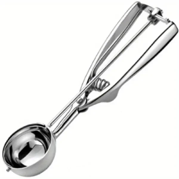 3pcs Stainless Steel Cookie Scoop Set with Trigger Release