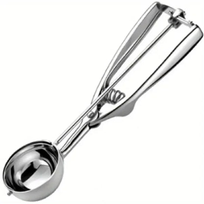 3pcs Stainless Steel Cookie Scoop Set with Trigger Release