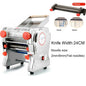 550W Electric Pasta Maker Noodle Machine, Dumpling Skin Roller, Full Stainless Steel Dual Knife Noodle Maker