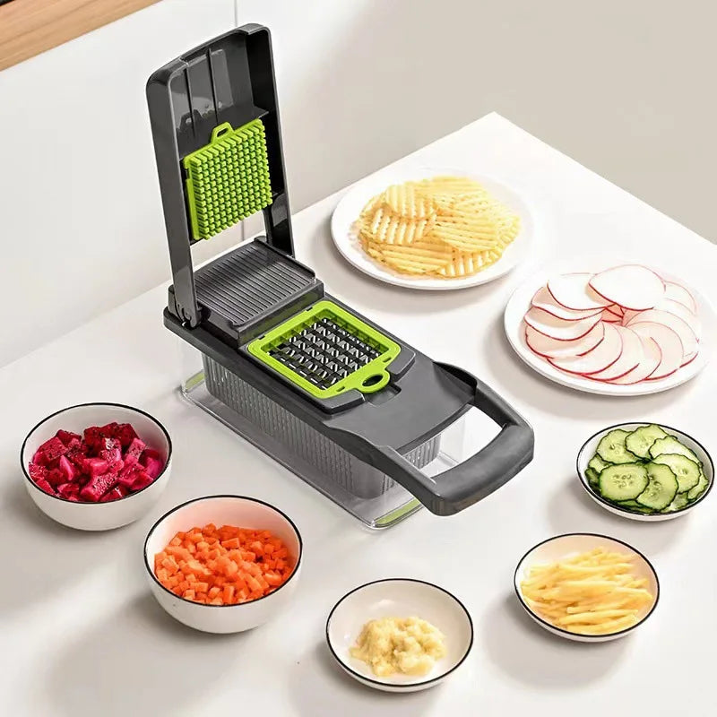 Safe Hand Guard Vegetable Cutter. 33x12cm