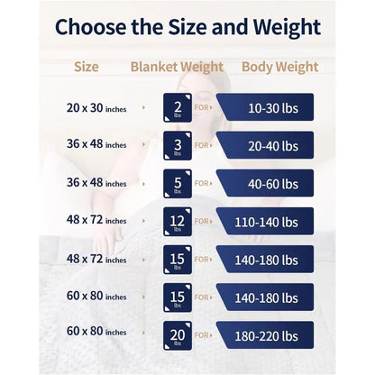 Weighted Blanket Queen Size, 15 lbs, Heavy Minky Blanket, Washable