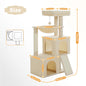 Large Cat Tree for Indoor Cats, Multi-Level Tower with Spacious Condos, Sisal Scratching Pad