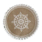 Handmade Cotton Woven Placemats with Boho Rustic Theme with Modern Farmhouse Fringe for Kitchen Dining Table