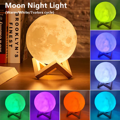 LED Moon Galaxy Light, Moon Night Light