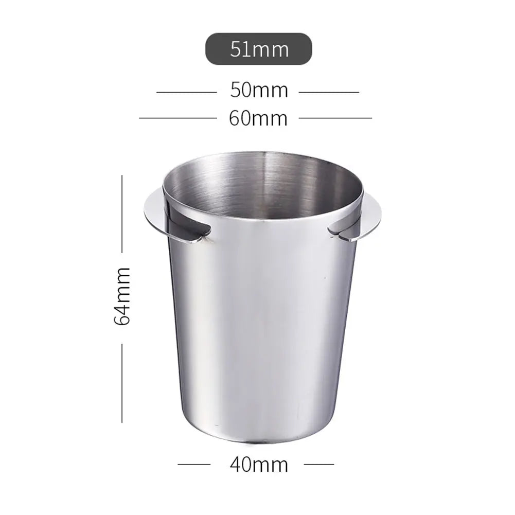 Stainless Steel Coffee Bean Measuring Cup for Espresso Machine
