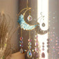 1pc Amethyst Moon Crystal Prism Daylight Catcher