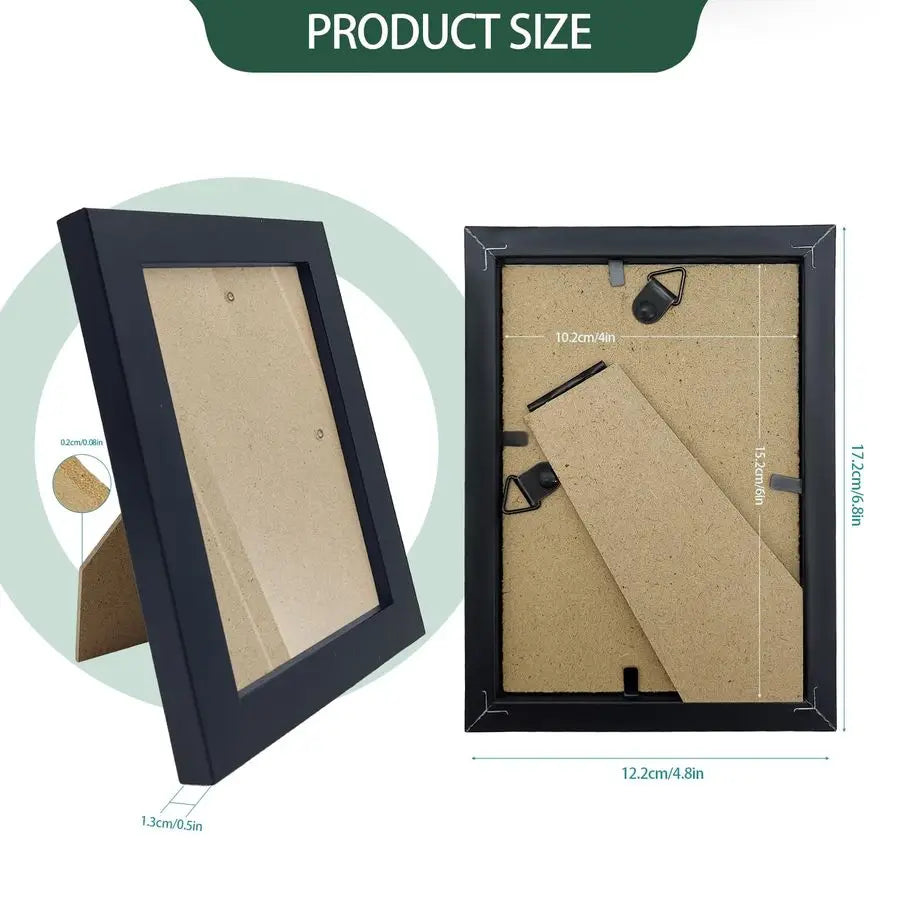 Picture Frames - Bulk Set of 30 Wood Photo Frames for 4x6 Photos