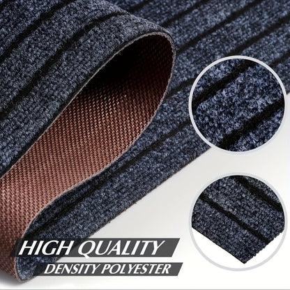 1pc (1800G/Square Meter) Runner with Rubber Backing, Non-Slip, Washable, Indoor And Outdoor