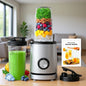 Portable Personal Smoothie Blender with 2 24oz Cups, Extra Lid for Shakes Juices Baby Food Nutritious Recipes