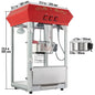 Electric Popcorn Maker, Commercial Popper Machine  with Scoop Spoon