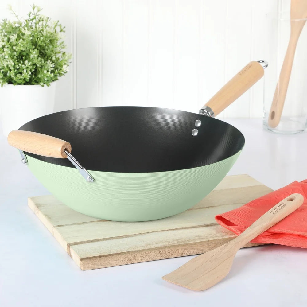 Nonstick 14 inch Carbon Steel Wok
