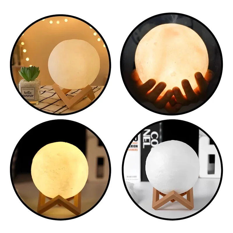 LED Moon Galaxy Light, Moon Night Light