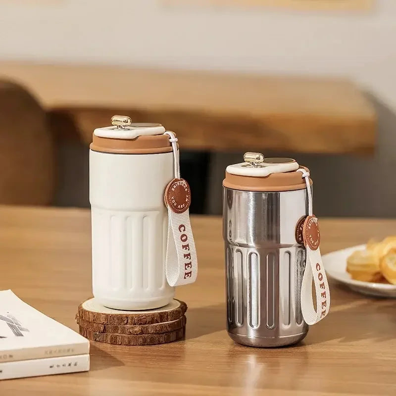 450ML Stainless Steel Thermo Water Bottle, LED Temperature Display Coffee Cup